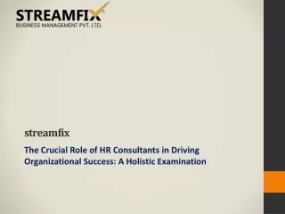 The Crucial Role of HR Consultants in Driving