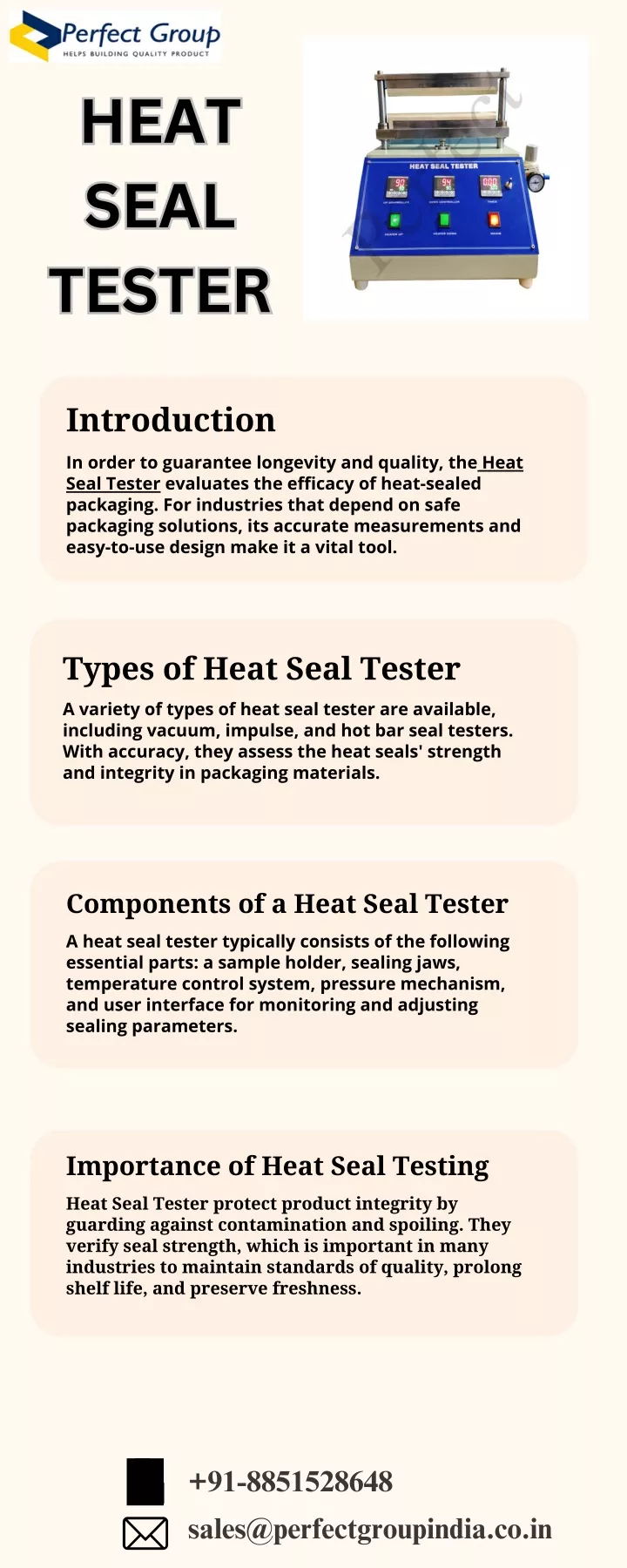 heat seal tester tester