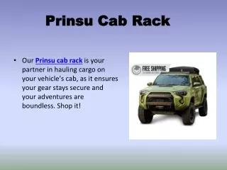 Prinsu Cab Rack