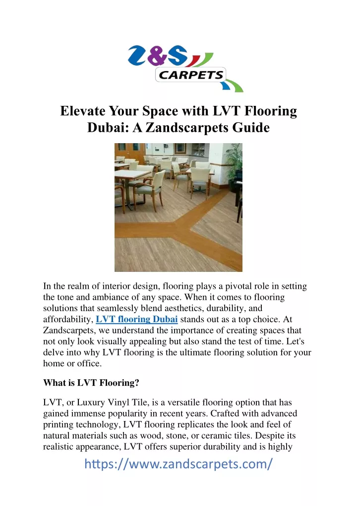 elevate your space with lvt flooring dubai