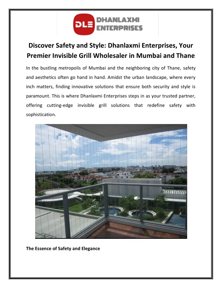 discover safety and style dhanlaxmi enterprises