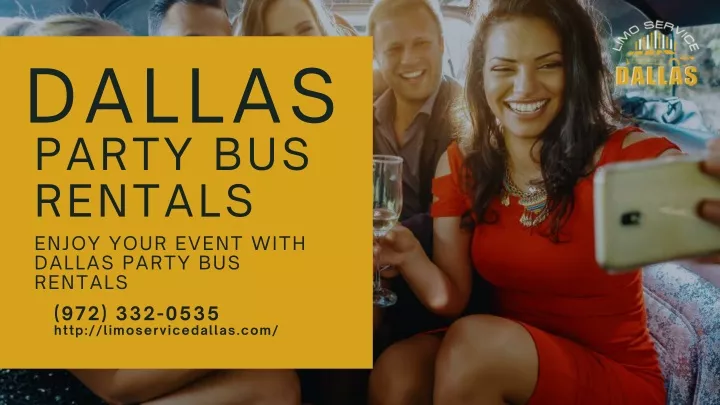 dallas party bus rentals enjoy your event with