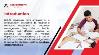 What is the role of NoSQL in modern database assignments