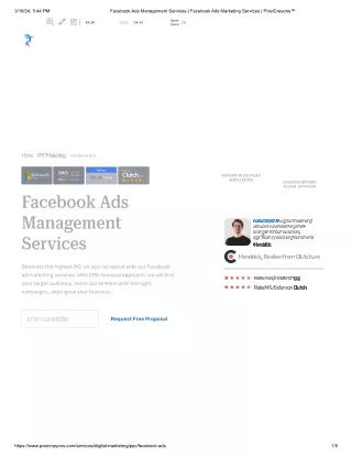 Facebook Ads Management Services