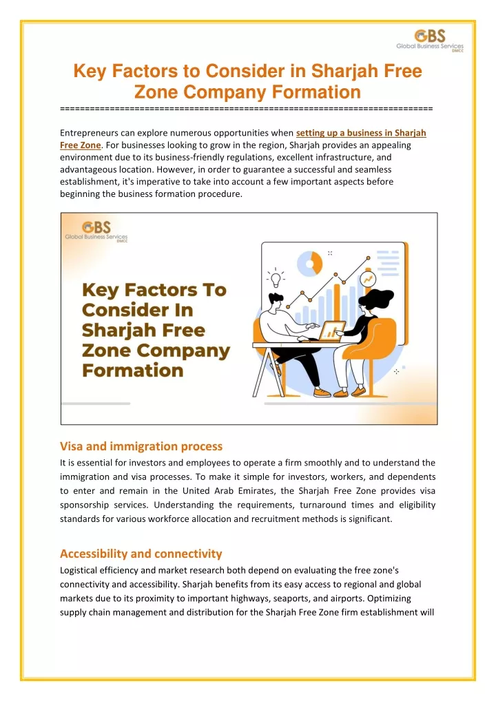 key factors to consider in sharjah free zone