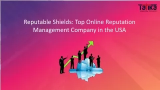 Reputable Shields - Top Online Reputation Management Company in the USA