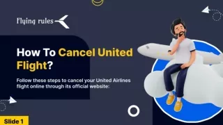 How To Cancel United Flight?