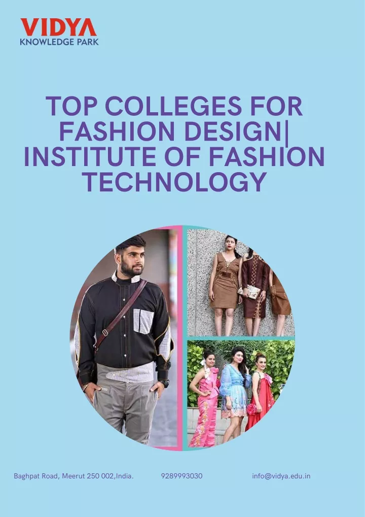 top colleges for fashion design institute
