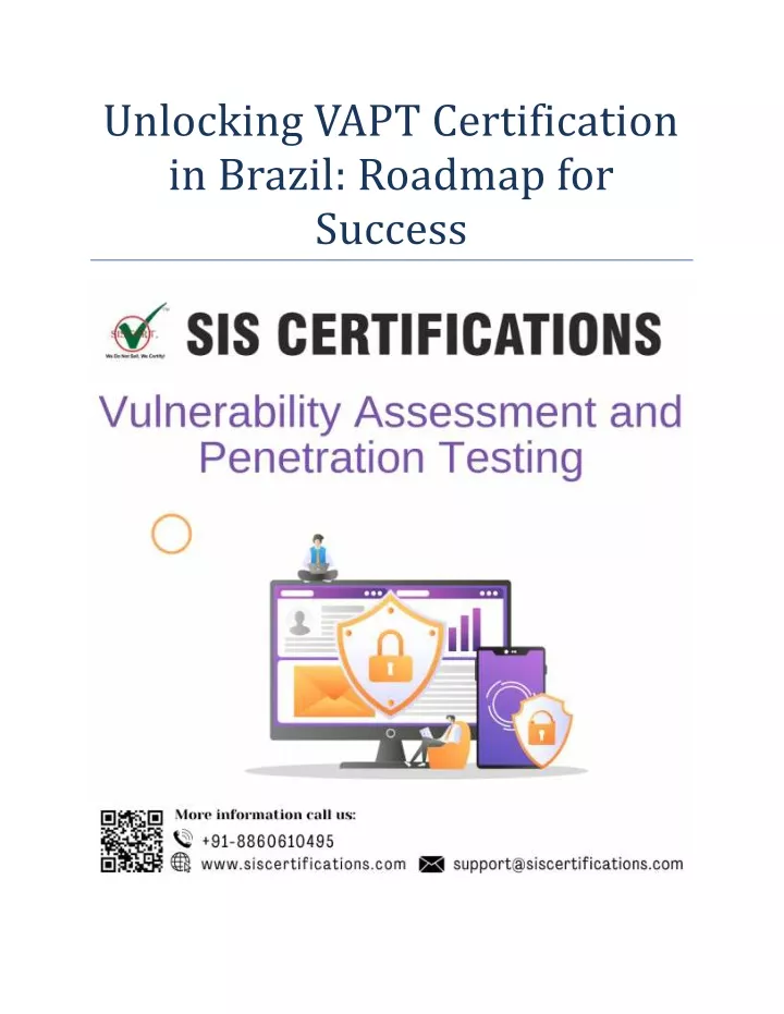 unlocking vapt certification in brazil roadmap