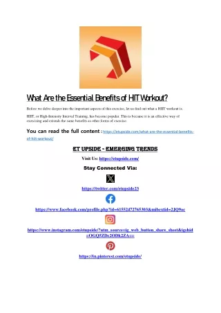 What Are the Essential Benefits of HIIT Workout.docx