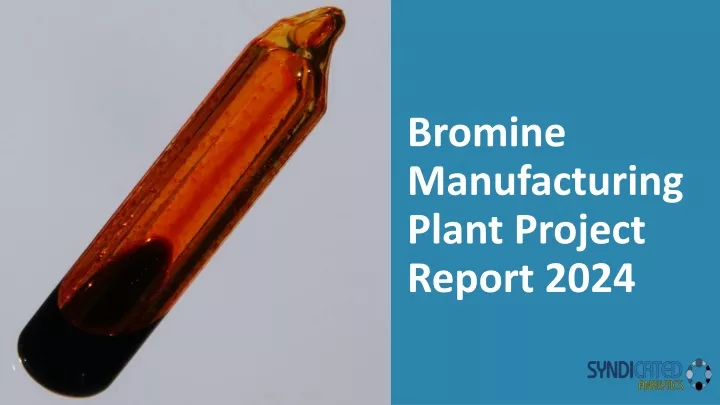 bromine manufacturing plant project report 2024