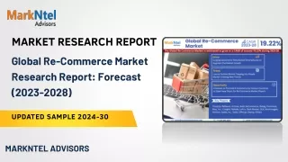 Global Re-Commerce Market Research Report: Forecast (2023-2028)