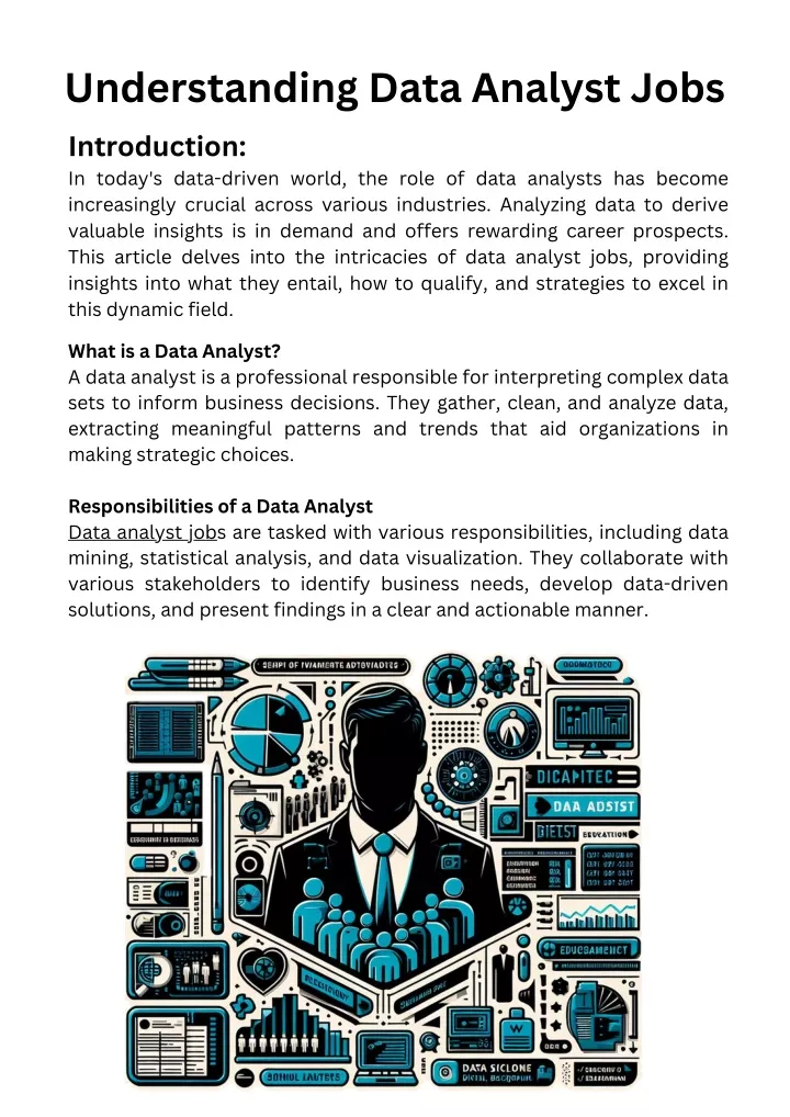 understanding data analyst jobs introduction