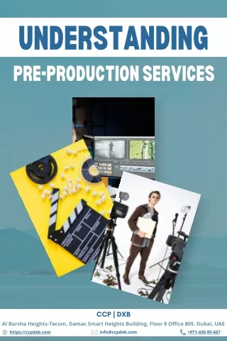 Understanding Pre-Production Services