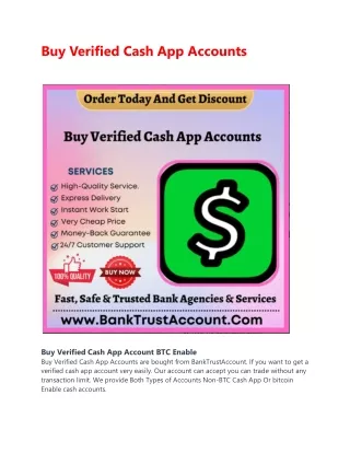 Buy Verified Cash App Accounts