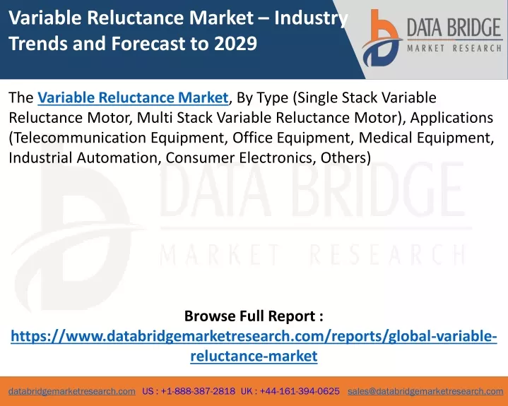 variable reluctance market industry trends