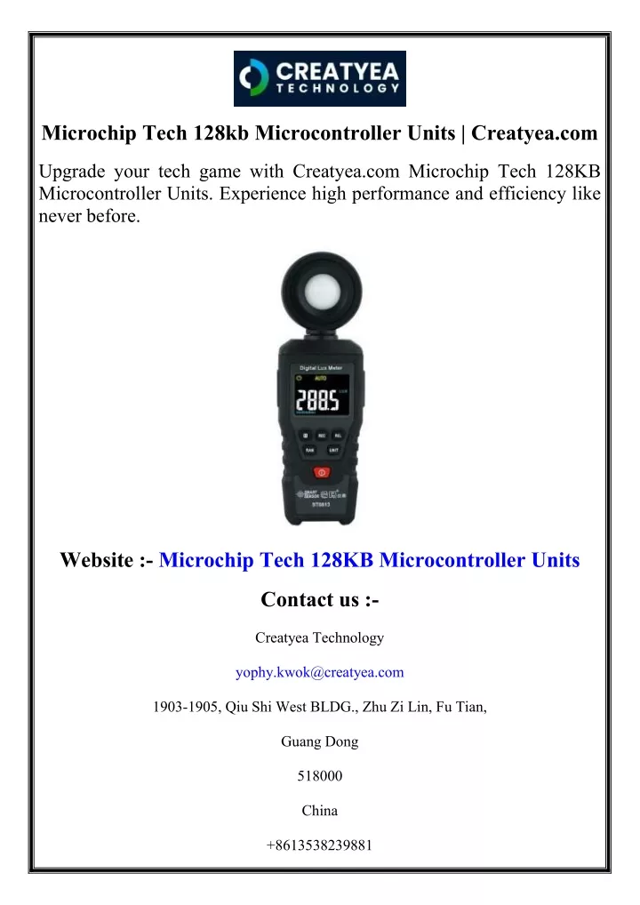 microchip tech 128kb microcontroller units