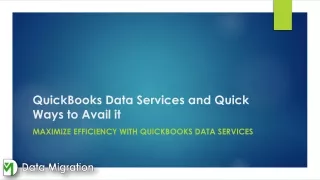 Maximize Efficiency with QuickBooks Data Services