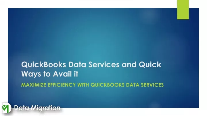 quickbooks data services and quick ways to avail