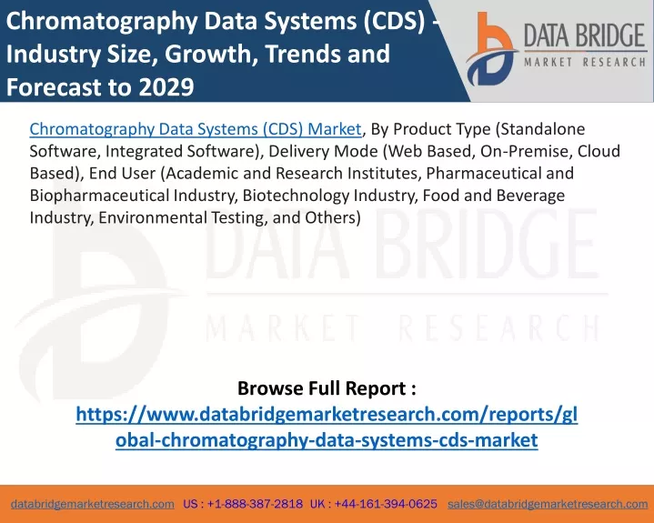 chromatography data systems cds industry size