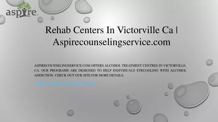 rehab centers in victorville