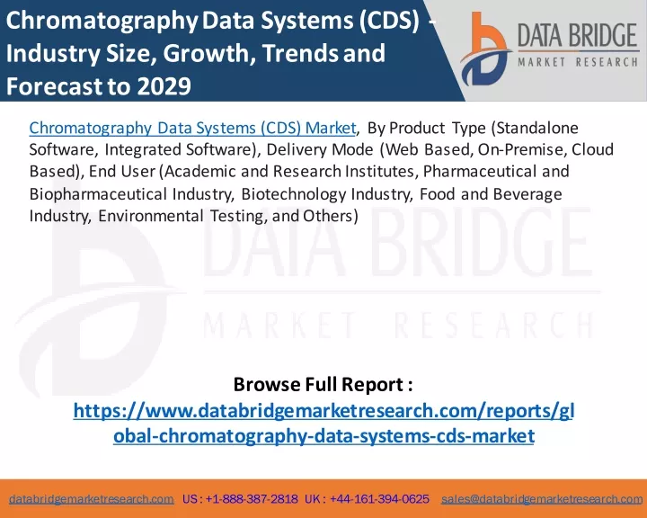chromatography data systems cds industry size