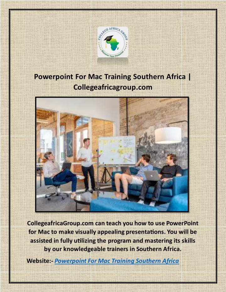 powerpoint for mac training southern africa