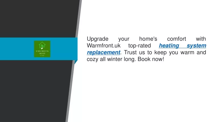 upgrade your home s comfort with warmfront