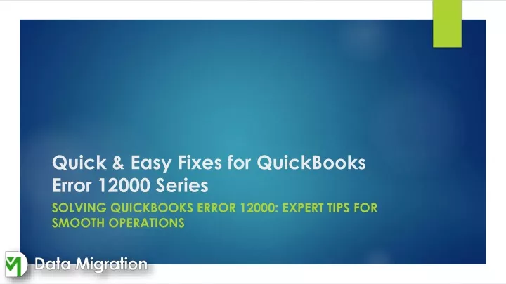 quick easy fixes for quickbooks error 12000