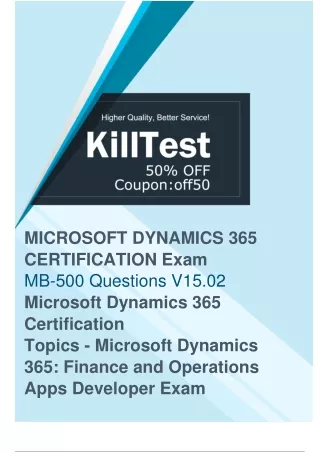 Updated MB-500 Exam Questions - Proven Way to Pass Your Microsoft MB-500 Exam