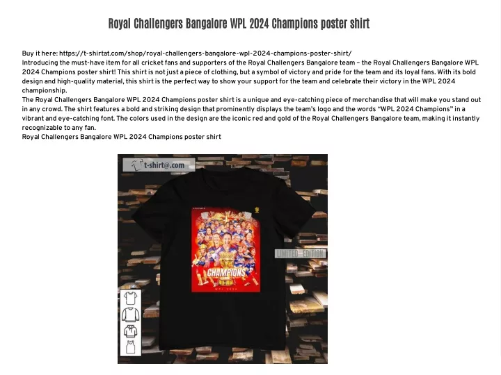 royal challengers bangalore wpl 2024 champions