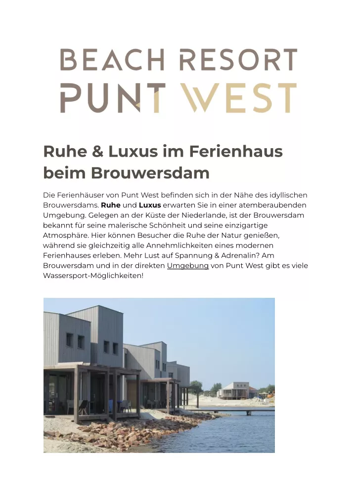 ruhe luxus im ferienhaus beim brouwersdam