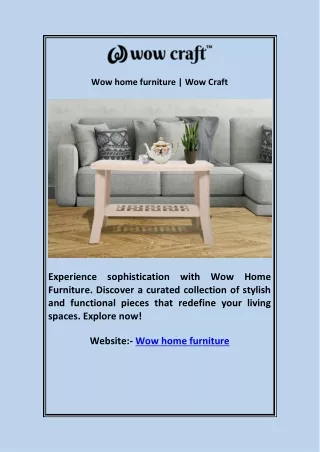 Wow home furniture