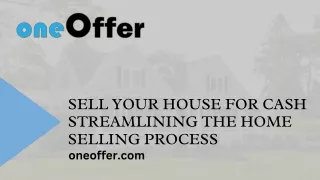Sell Your House for Cash Streamlining the Home Selling Process