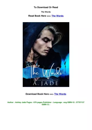 DOWNLOAD EPub The Words BY Ashley Jade
