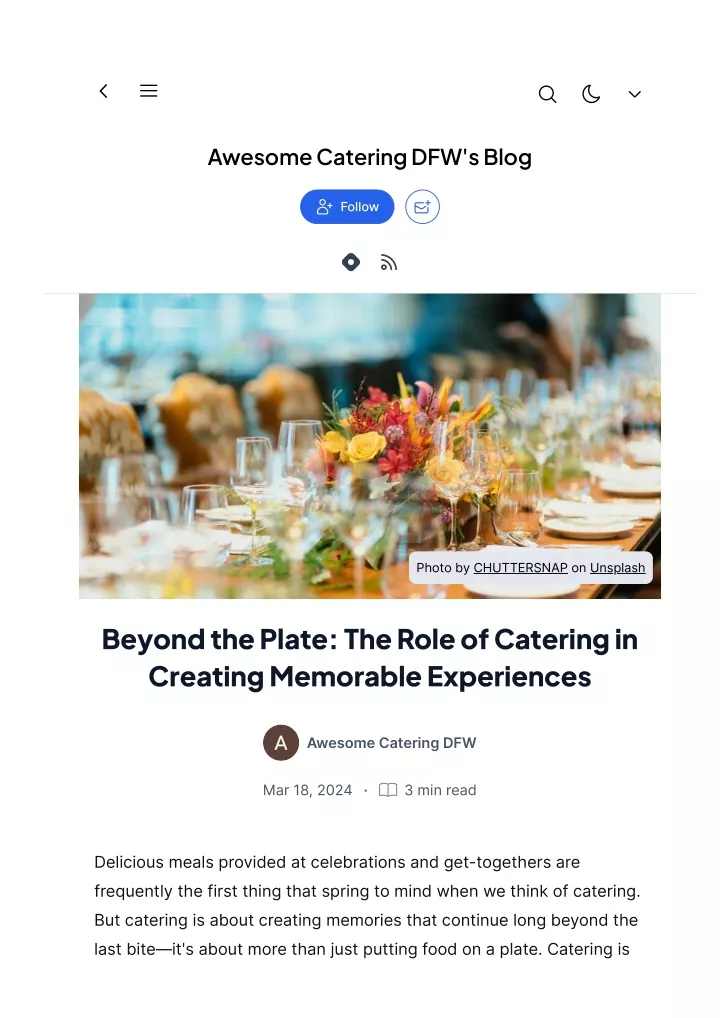 awesome catering dfw s blog