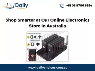 Shop Smarter at Our Online Electronics Store in Australia