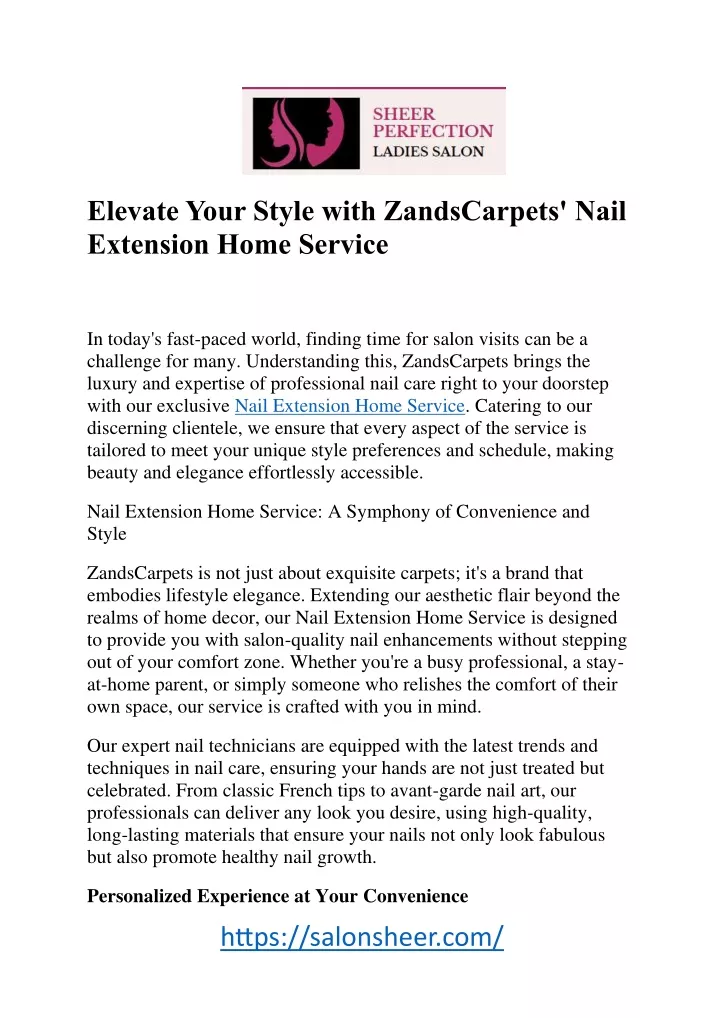 elevate your style with zandscarpets nail