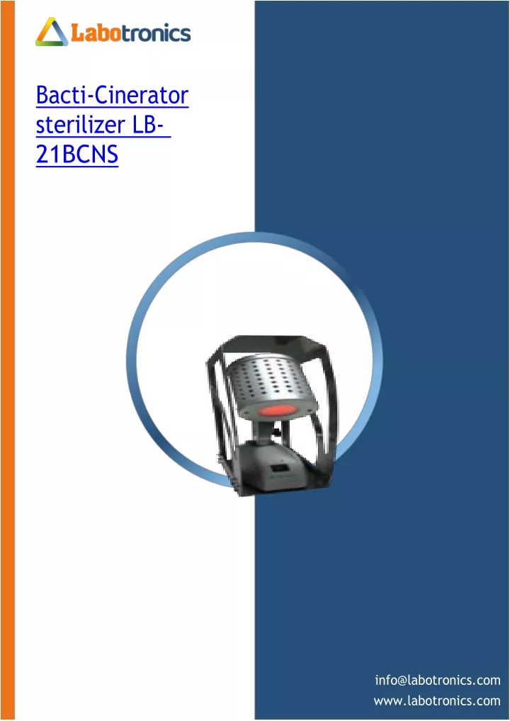 bacti cinerator sterilizer lb 21bcns