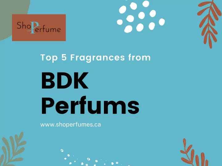 top 5 fragrances from