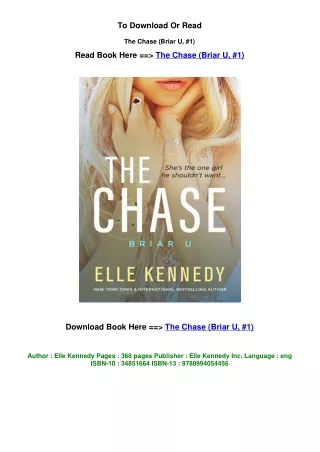 ePub Download The Chase (Briar U, #1) By Elle Kennedy