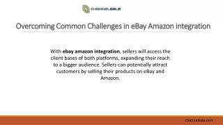 Overcoming Common Challenges in eBay Amazon integration