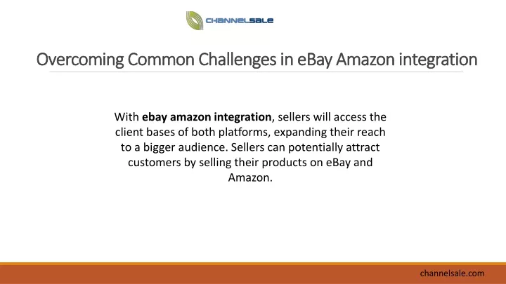 overcoming common challenges in ebay amazon integration