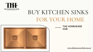 Buy Kitchen Sinks for Your Home  - The Homeware Hub