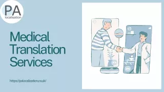 Expert Medical Translation Services in the UK: PA Localisation Ltd