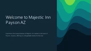 Majestic Mountain Inn Mar 2024