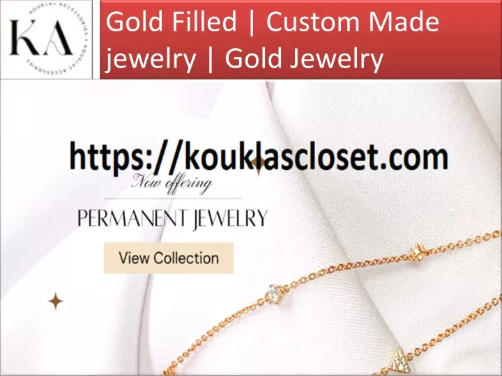 gold filled custom made jewelry gold jewelry