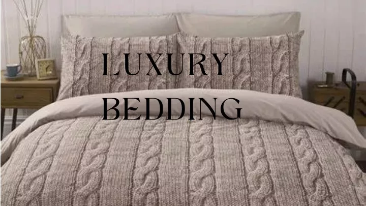 luxury bedding