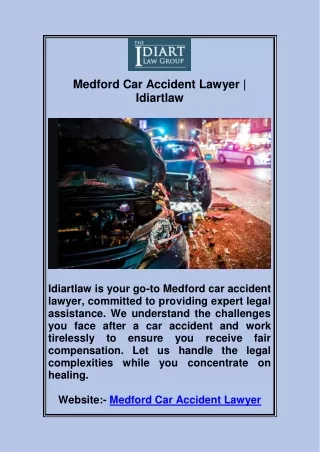 Medford Car Accident Lawyer