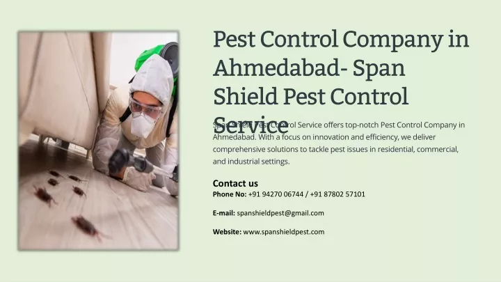 pest control company in ahmedabad span shield